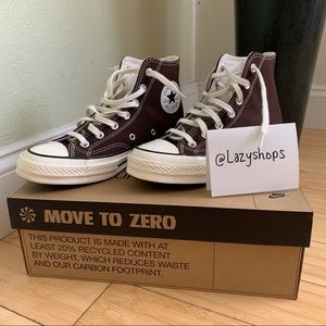 Converse Brown Chuck 70 Dark Root 8 Hi-top